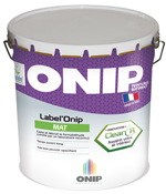 Peintures depolluante Label Onip Clean'R