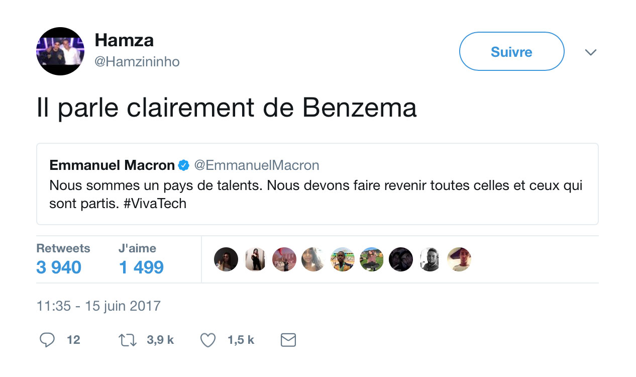 tweet emmanuel macron